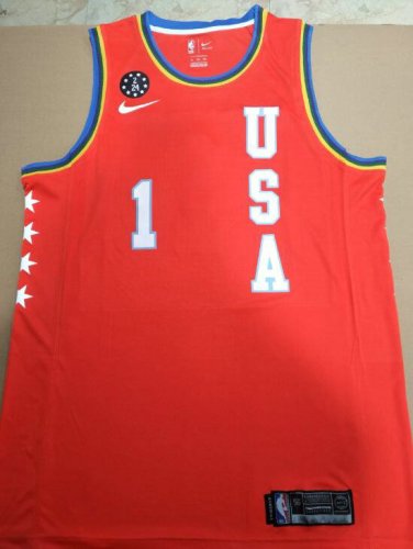 Maillot 1 Williamson 2020 All-Star Rookie Game USA Homme