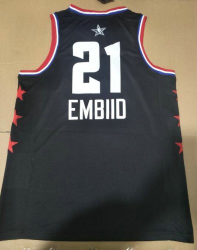 Maillot 21 Embiid 2019 all star Noir Homme