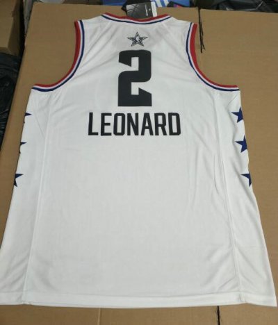 Maillot 2 Leonard 2019 all star game Blanc Homme