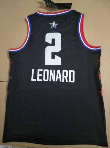 Maillot 2 Leonard 2019 all star game Noir Homme