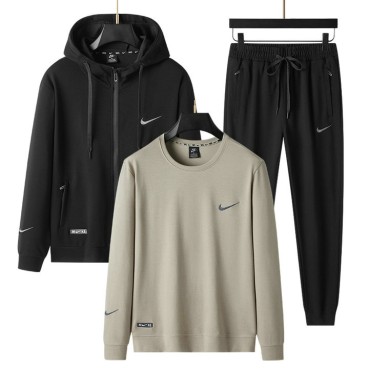 survetement nike blanc homme - nike tech fleece ensemble pas cher